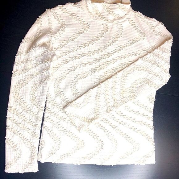 Baxis & Baxis Long Sleeve Zip-up Top with Cutout Design - Picture 7 of 11